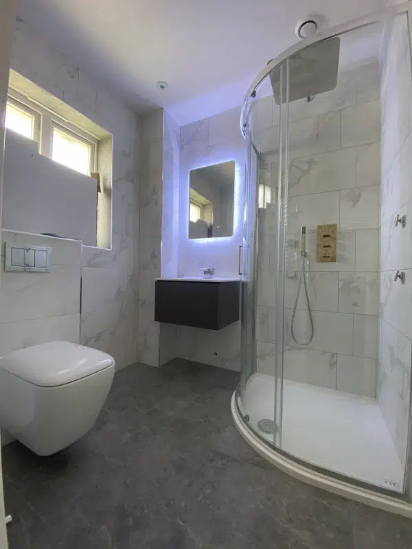 recent bathroom project in hastings